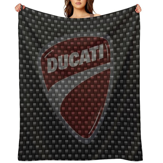 Ducati Corse Motorcycle Comfort Throw Blanket