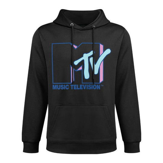 MTV Logo Music Television Pastel Pink And Blue All-Day Comfort Hoodie