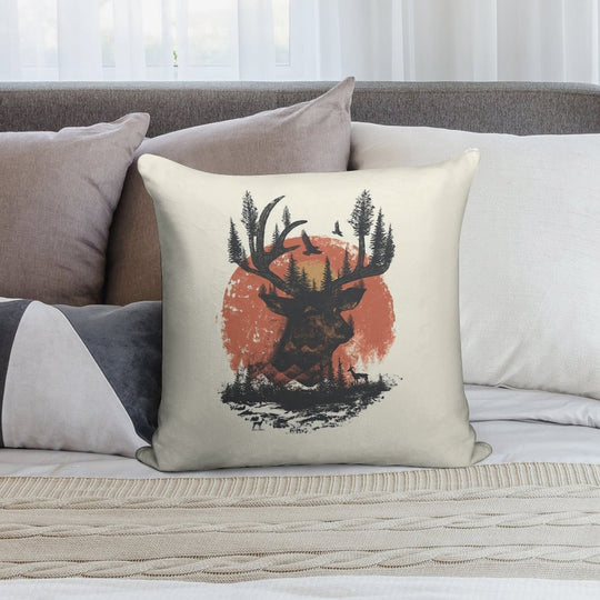Look Deep Into Nature Soft Durable Construction Throw Pillow