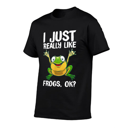 Funny Frog Gift For Kids Men Women Cool Tadpole Frog Lover  Breathable T-Shirt