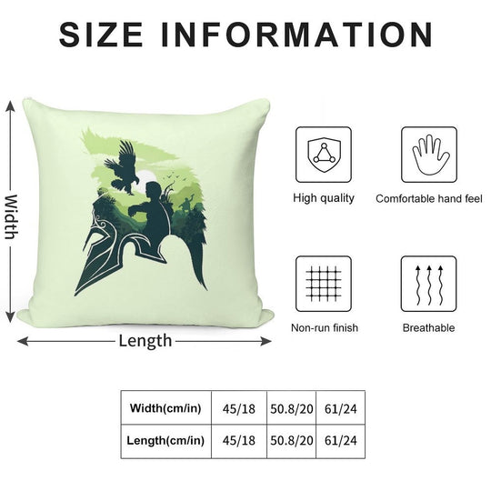 Eagle Bearer Warrior V2 Soft Warmth Comfort Throw Pillow