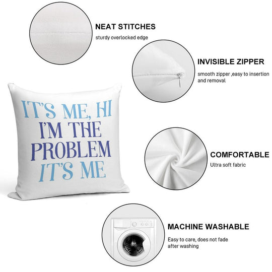 Taylor Swift - Anti-Hero Soft Hidden Zipper Throw Pillow