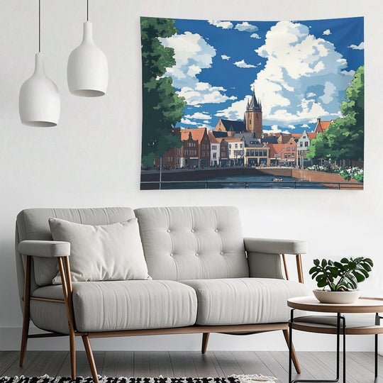 Nijmegen  Anime Style Tapestry