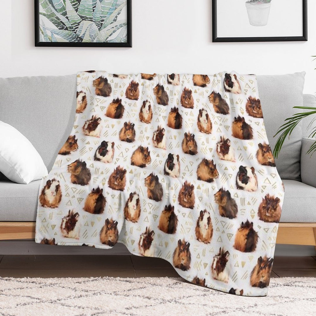 The Essential Guinea Pig Plush Throw Blanket
