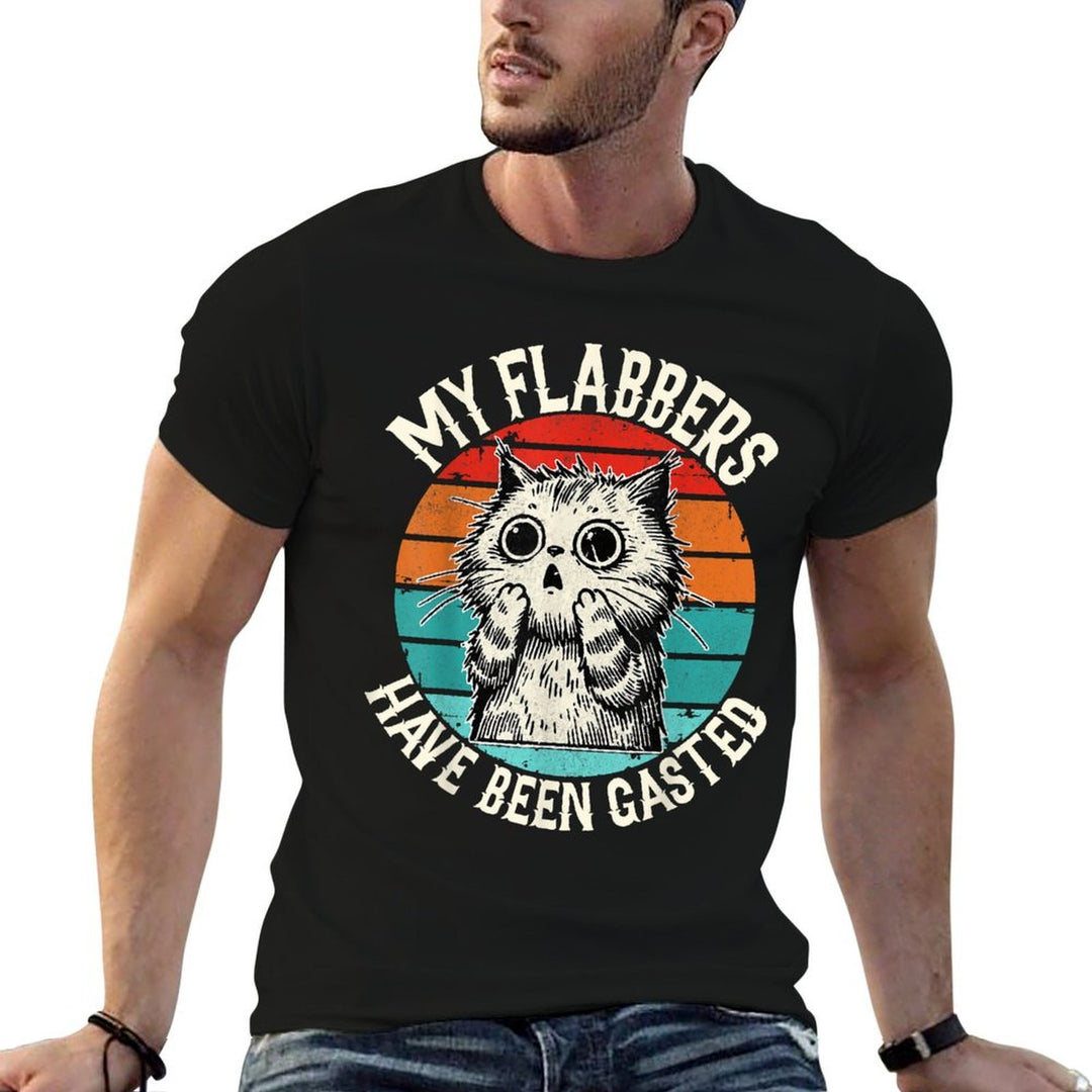 Funny Cat Meme My Flabbers Have Been Gasted Men Women Kid Comfortable T-Shirt