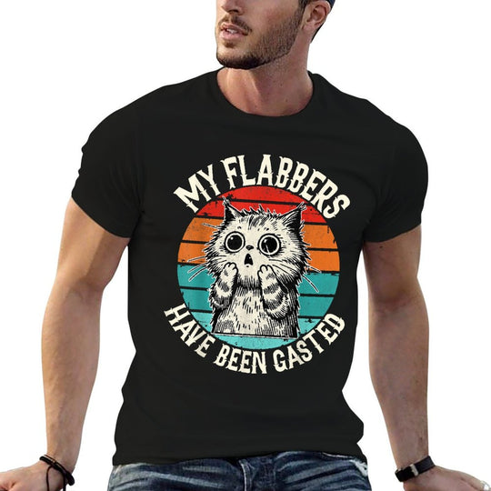 Funny Cat Meme My Flabbers Have Been Gasted Men Women Kid Comfortable T-Shirt