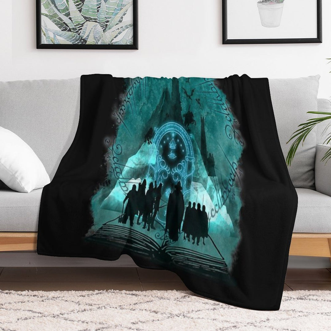 The Fellowship of The Ring Durable Throw Blanket