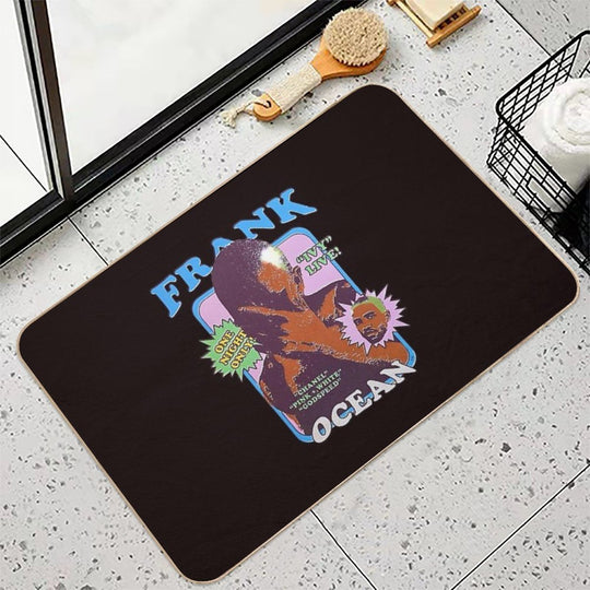 Frank Ocean Vintage Retro Aesthetic Inspired  High-Traffic Bath Mat