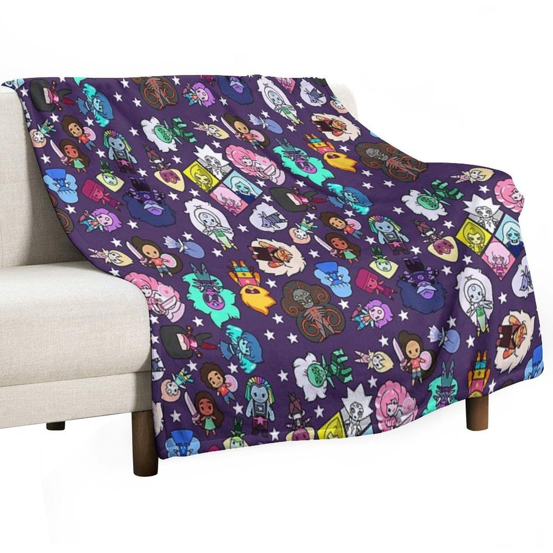 Crystal Gems Multi-functional Throw Blanket