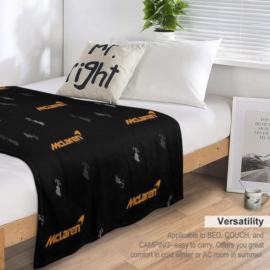McLaren F1 Team - Speed Beyond Limits! Quick-dry Throw Blanket