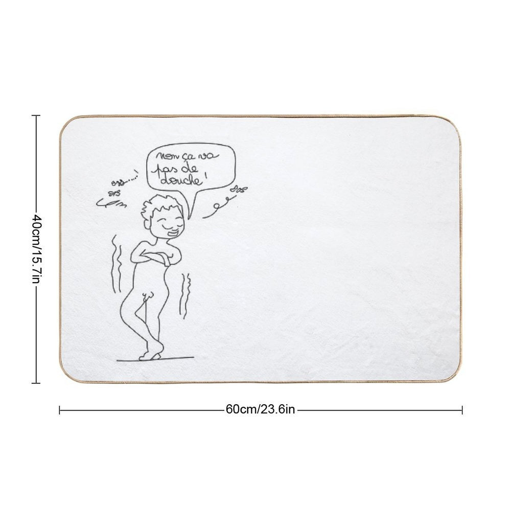No Shower Durable Bath Mat
