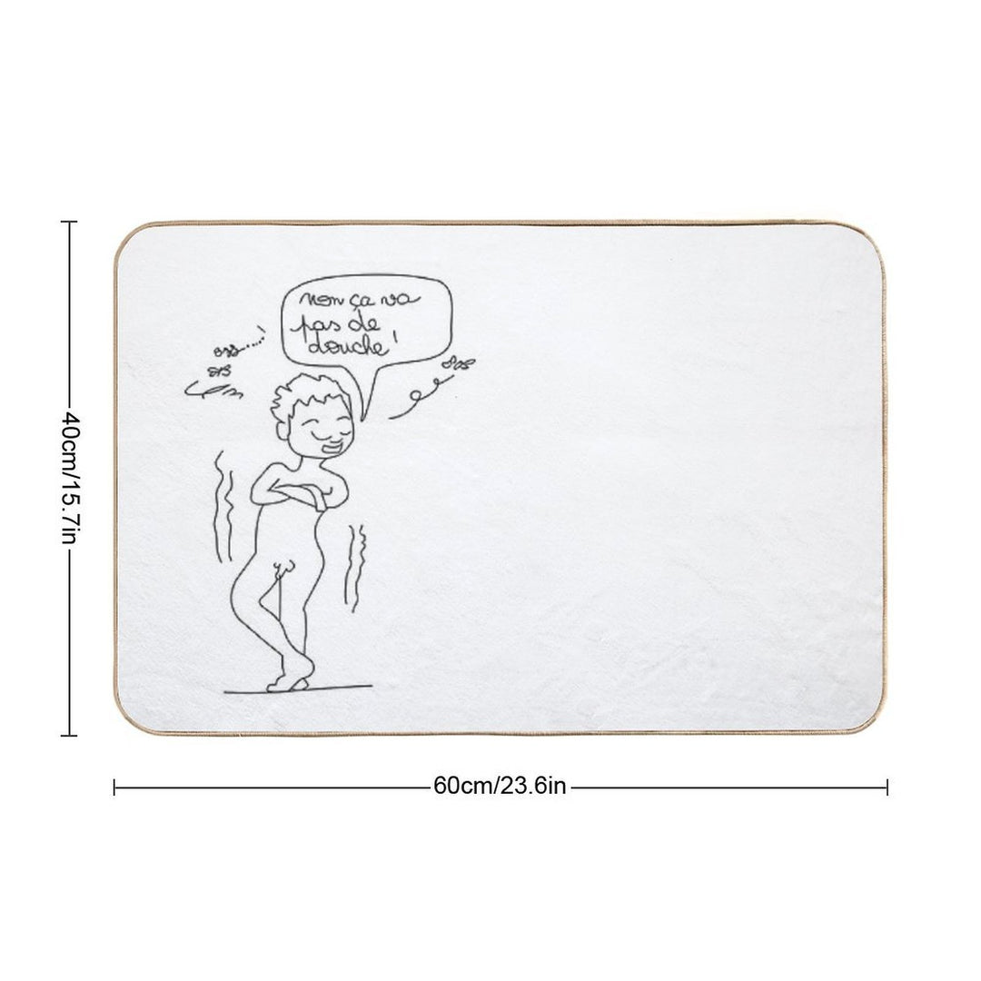 No Shower Durable Bath Mat