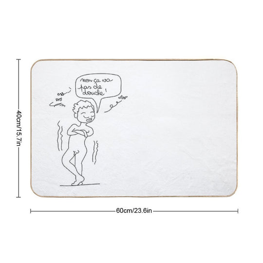 No Shower Durable Bath Mat