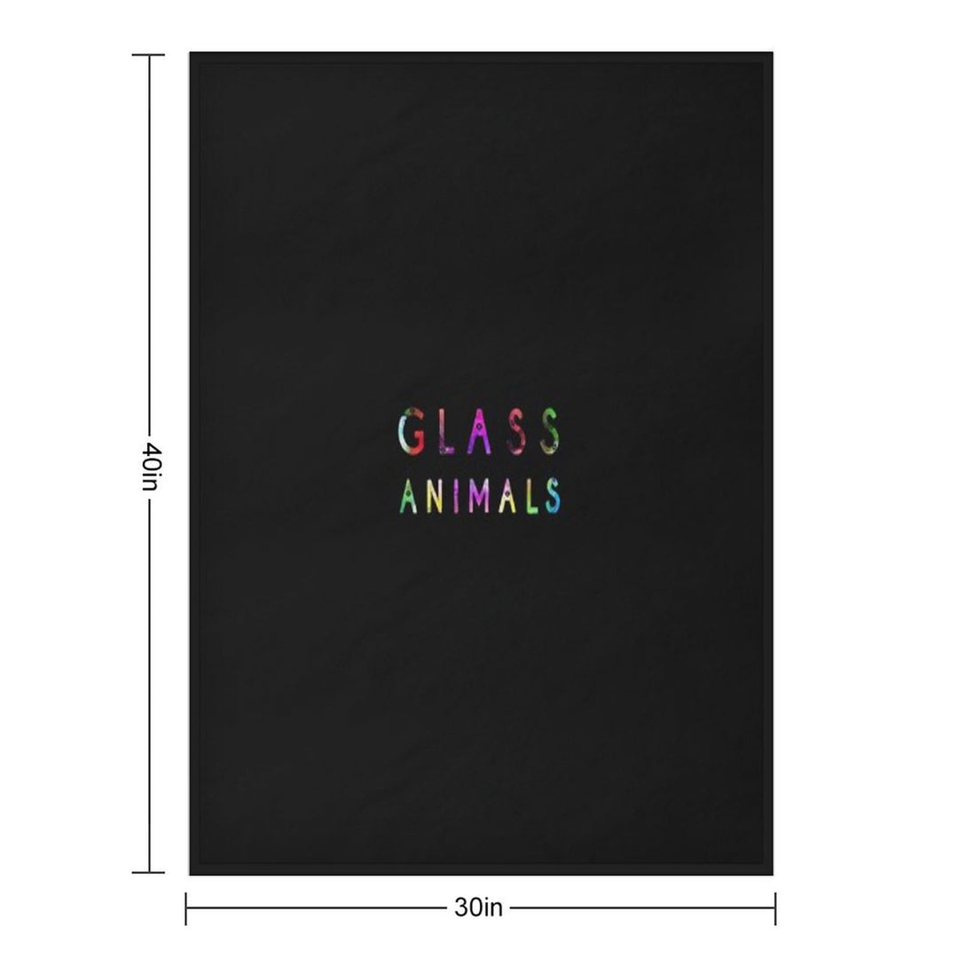 Glass Animals Machine-washable Throw Blanket