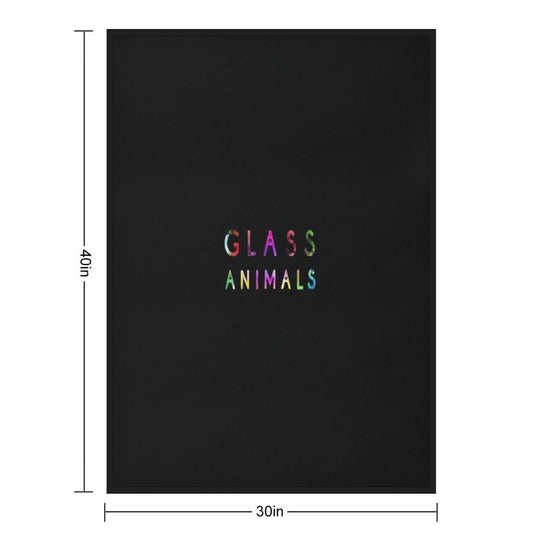 Glass Animals Machine-washable Throw Blanket
