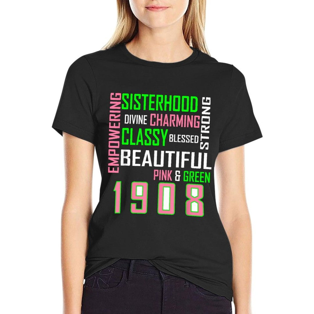 AKA Words of Description  Tagless Design T-Shirt