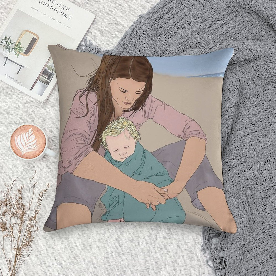 Shading Wijimy Soft Washable Throw Pillow