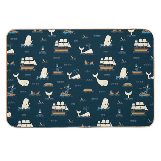 The White Whale  Stain-Proof Bath Mat