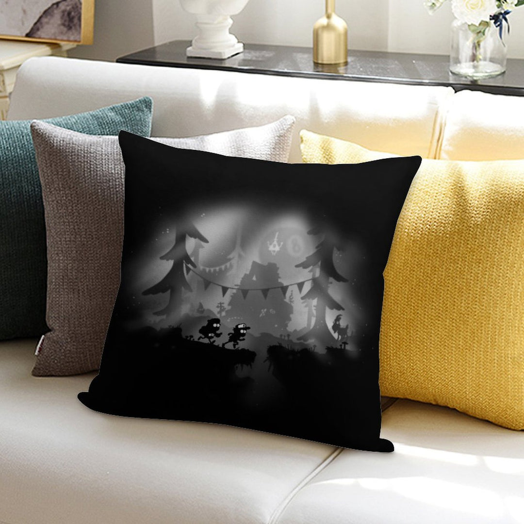 Limbo Falls Soft Short Plush Fabric Throw Pillow