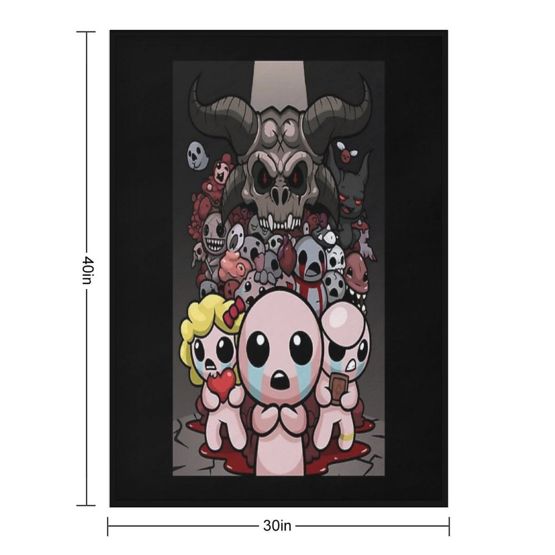 The Binding of Isaac Travel-friendly Throw Blanket