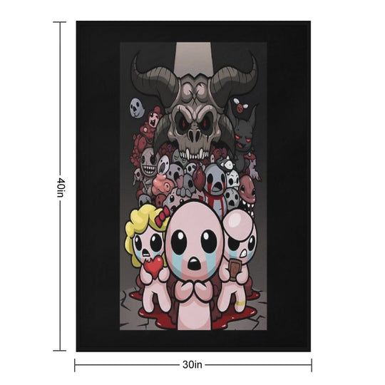 The Binding of Isaac Travel-friendly Throw Blanket