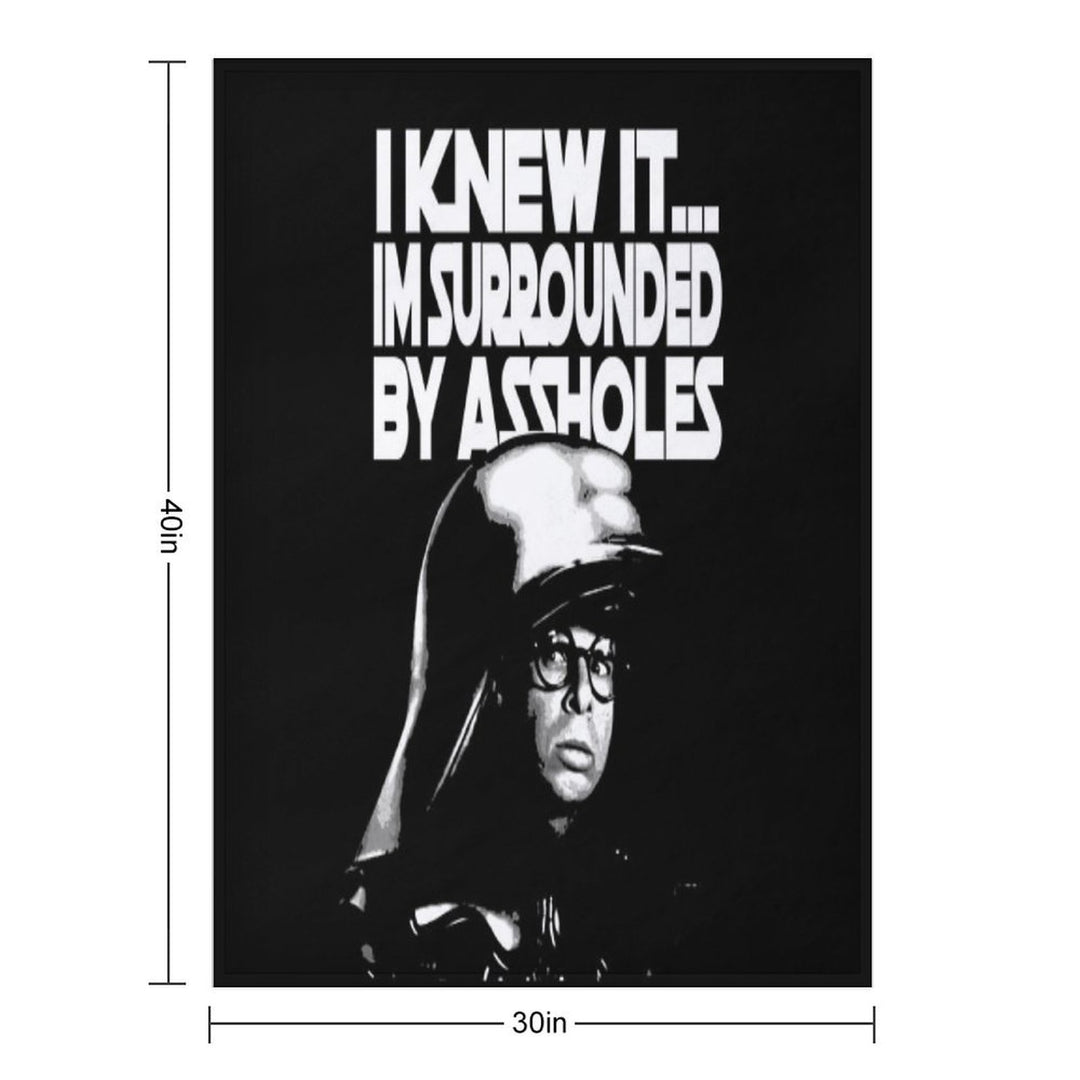 I Knew It... Machine-washable Throw Blanket