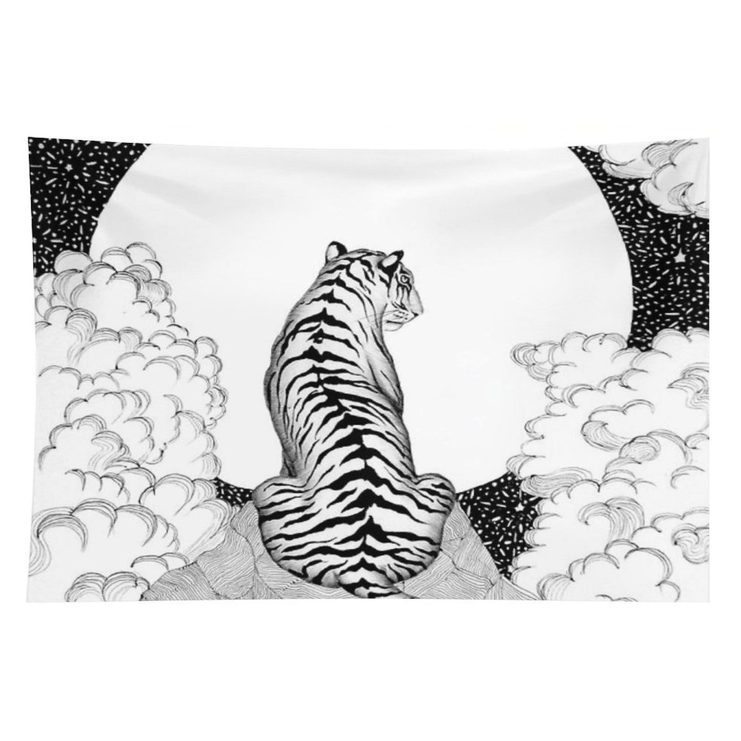 Tiger Moon Tapestry