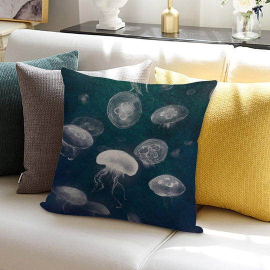 Jellyfish Soft Style Accent Throw Pillow