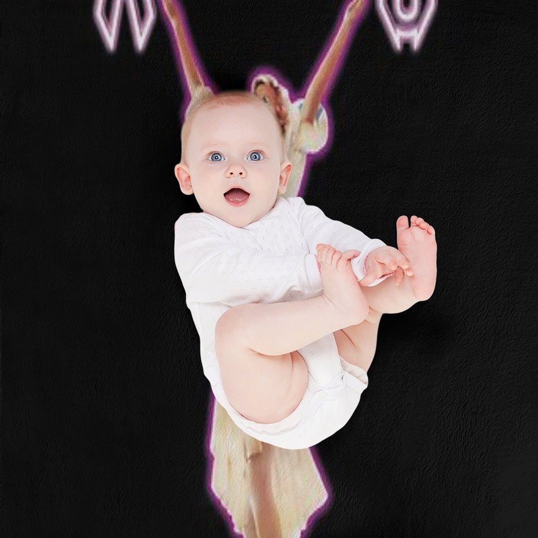 XANADU Kira Olivia Newton-John - Purple Glow Machine-washable Throw Blanket