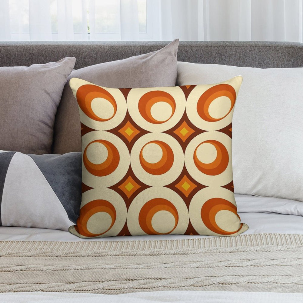 Mid-Century Modern 3 Crescent Soft Fade-Resistant Throw Pillow