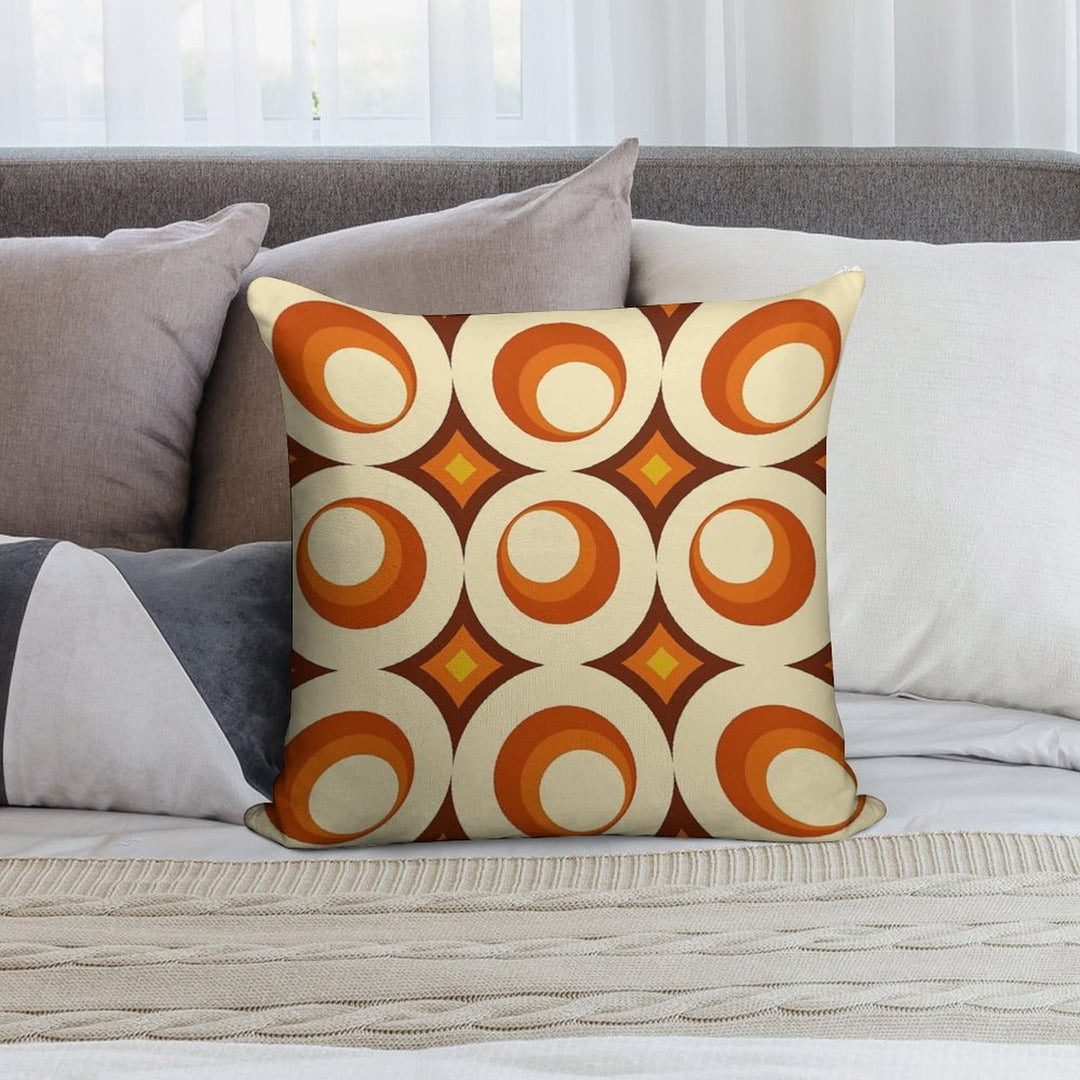 Mid-Century Modern 3 Crescent Soft Fade-Resistant Throw Pillow