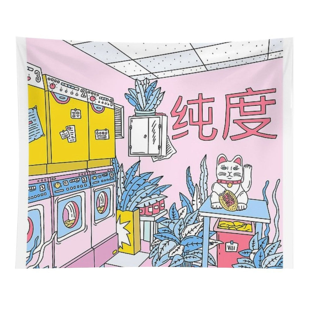 MANEKI WASH BLUE Tapestry