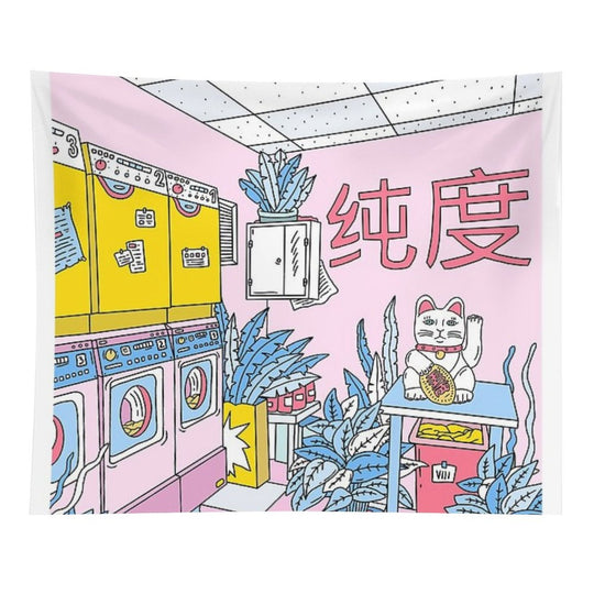 MANEKI WASH BLUE Tapestry