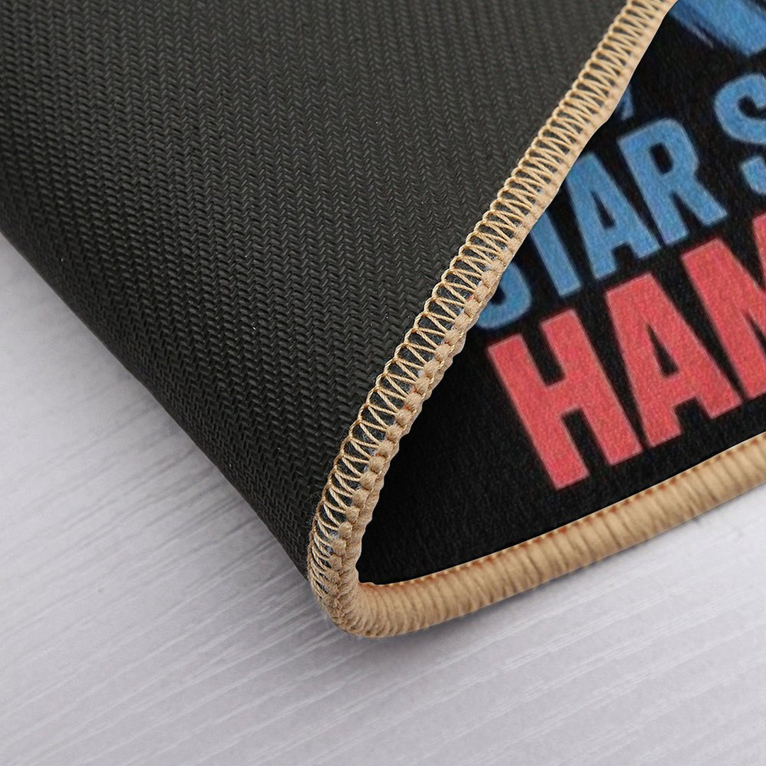 Trump 4th Of July Star Spangled Hammered Drinking Tee  Non-Slip Bath Mat