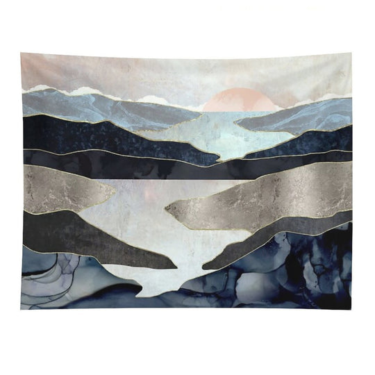 Blue Mountain Lake Tapestry