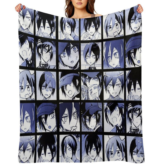 Shuichi Manga Collection (Colored) Plush Throw Blanket