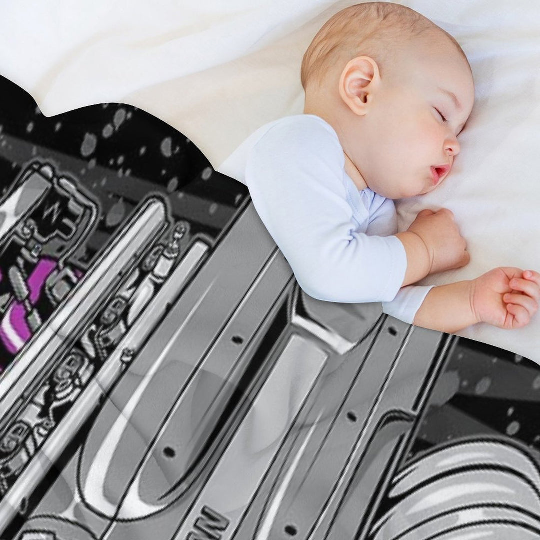 Nissan RB26 Engine Sustainable Throw Blanket