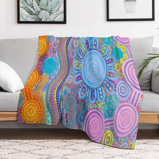 Family Gathering Versatility Throw Blanket