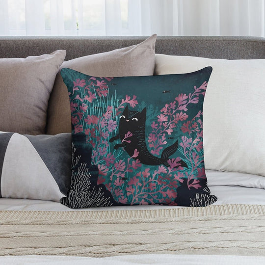 Undersea Soft Ultra-Soft Texture Throw Pillow