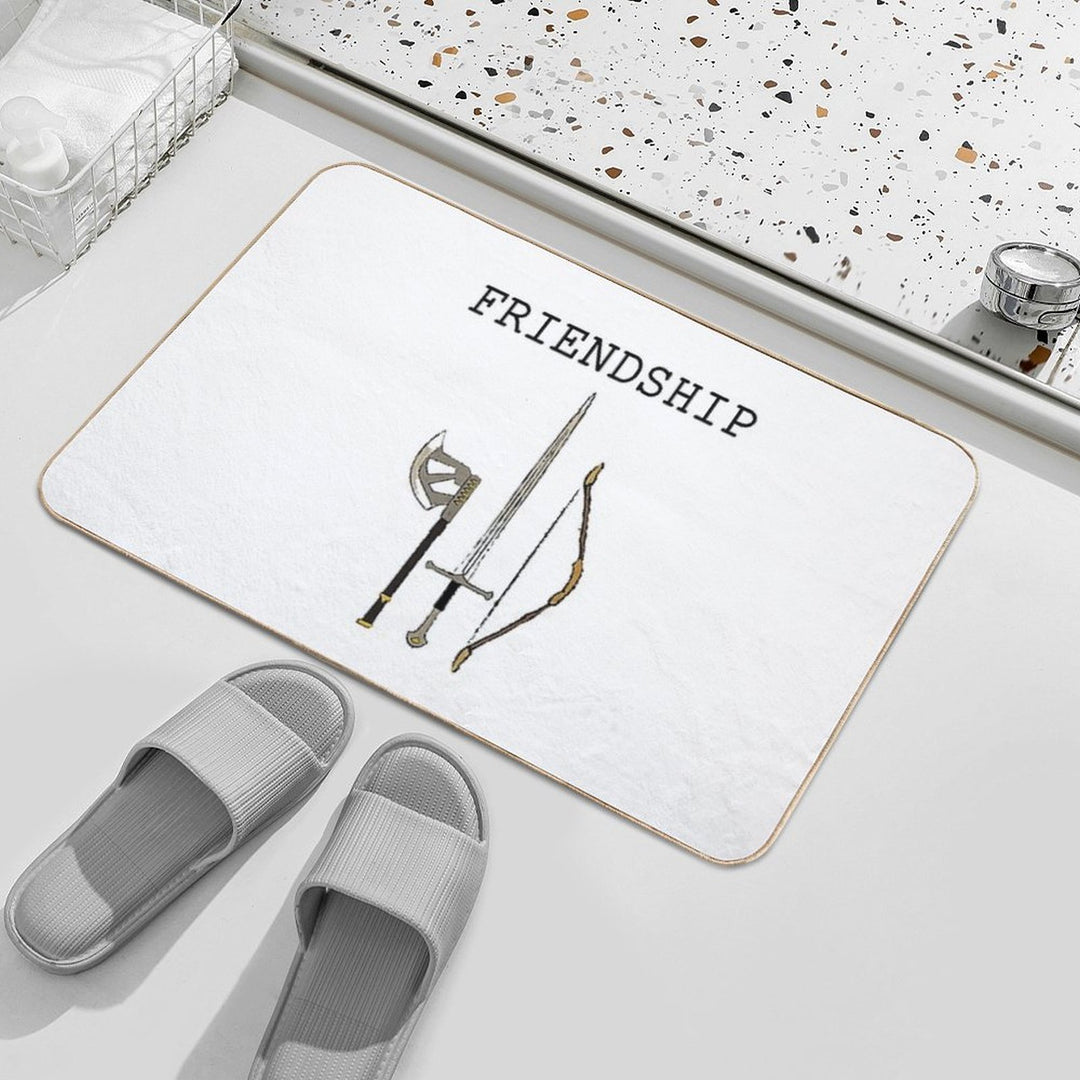 Weapons - Friendship  Eco-Friendly Bath Mat