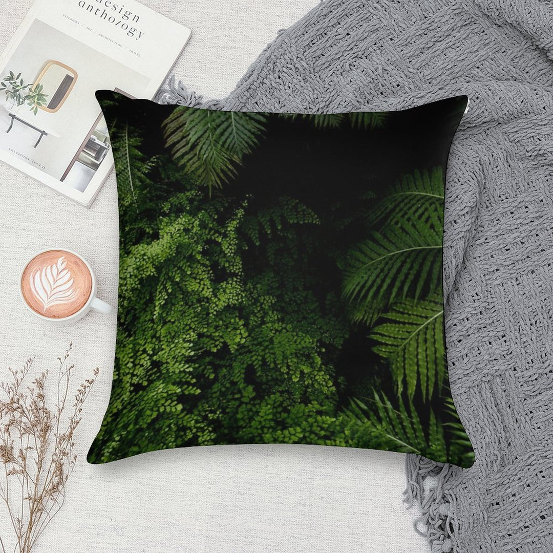 Tropical Jungle Soft Anti-Pilling Throw Pillow