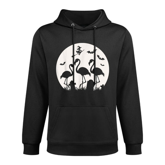 Spooky Flamingos For Halloween Flamingo Women Colorfast Hoodie