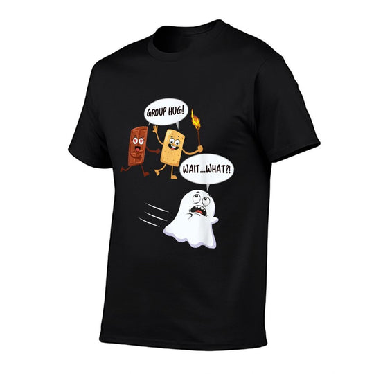 Funny Halloween Camping Smores Smores Marshmallow Ghost  Trendy Pattern T-Shirt