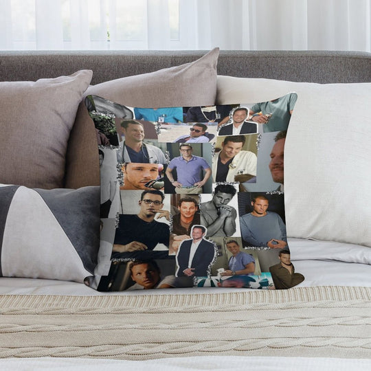 Alex Karev Collage Soft Gift Ready Throw Pillow