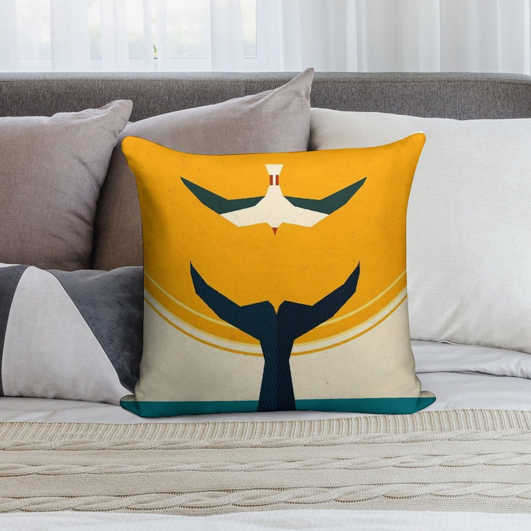 Too Big A Catch Soft Skin-Friendly Throw Pillow