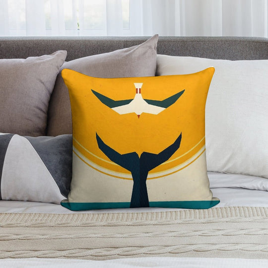 Too Big A Catch Soft Skin-Friendly Throw Pillow