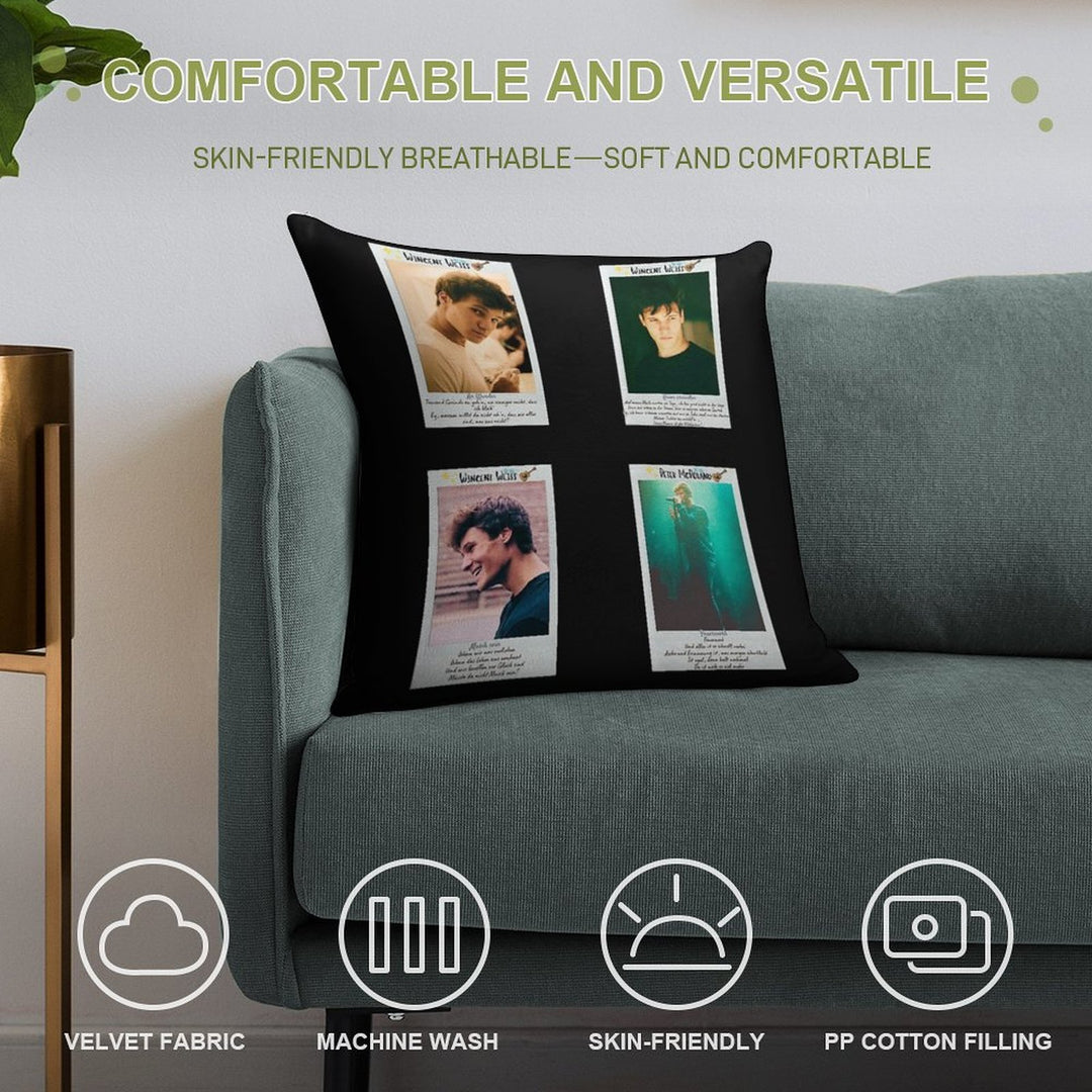 Wincent Weiss Lyrics HD Sticker Set  T Shirt Soft Multiple Sizes Throw Pillow