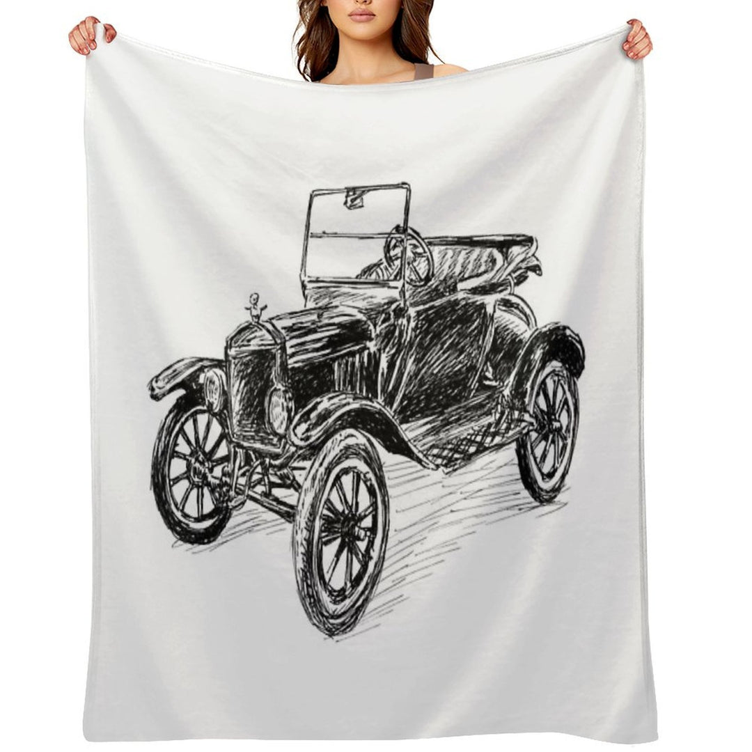 Ford Model T Image Eco-conscious Throw Blanket