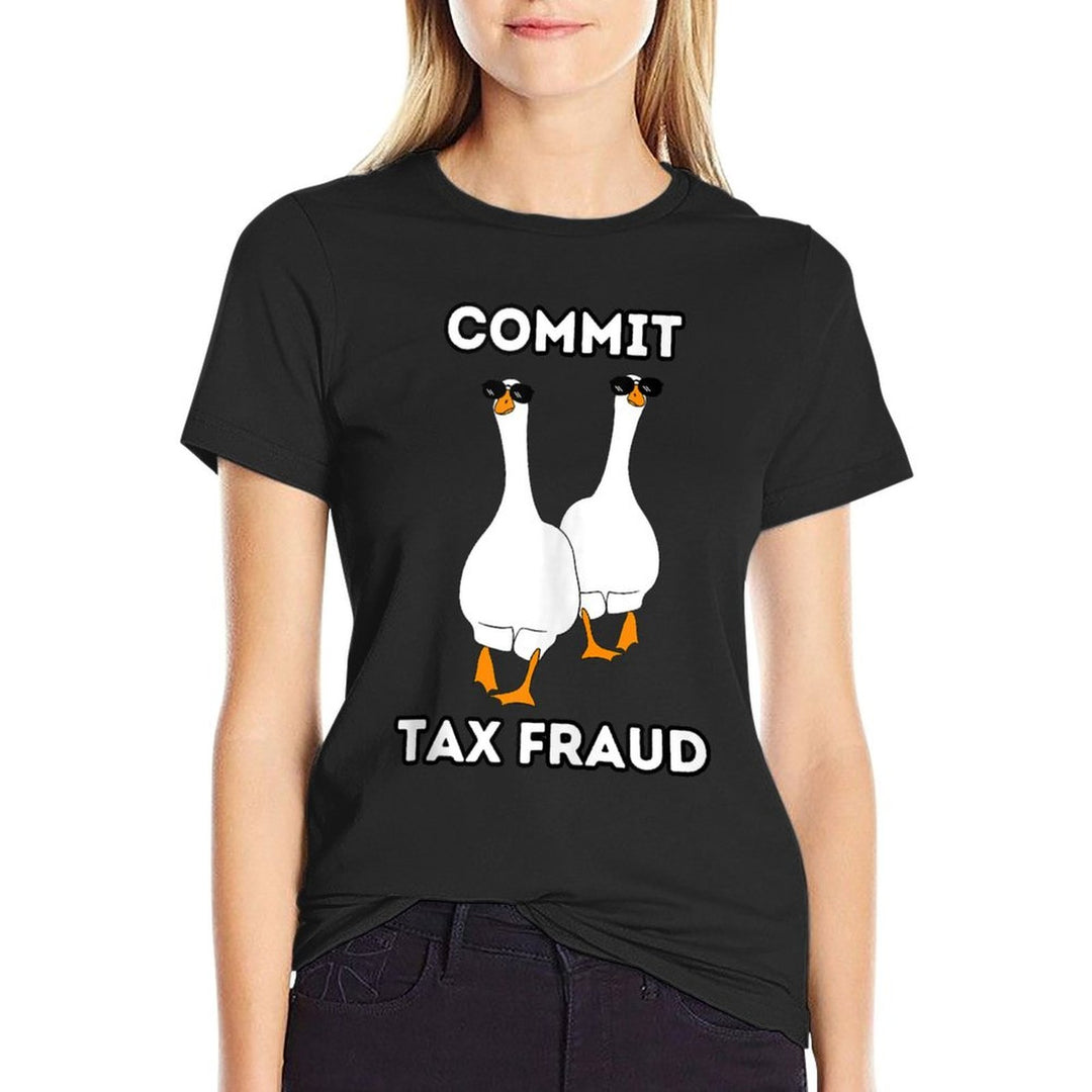 Commit Tax Fraud  Polyester Blend T-Shirt