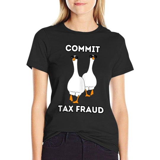 Commit Tax Fraud  Polyester Blend T-Shirt